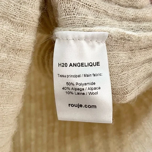 Rouje Angelique Sweater in Beige, FR Size 34 (US 2)